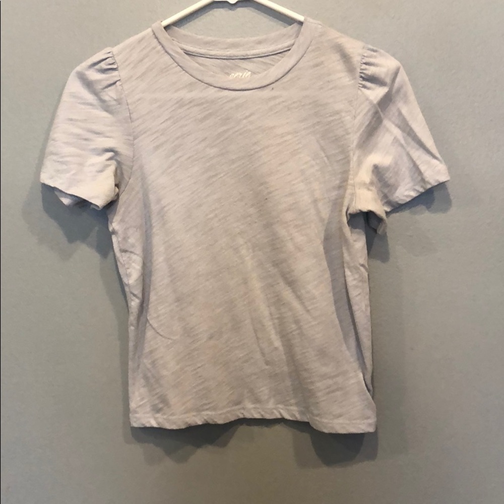 Heathered Blue Bell Sleeve Tee